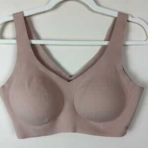 Honeylove Womens Wireless Bra Nude Seamless Shapewear Molded Cups Size L